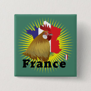 Frankreich France Francia Button
