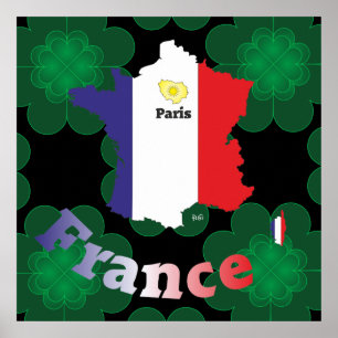 Frankreich, France, Francia Poster