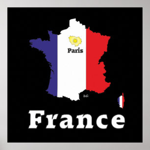 Frankreich, France, Francia Poster