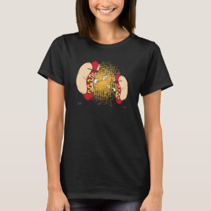 Franks Sausages Weiner Fast Food Sunglasses Hot D T-Shirt