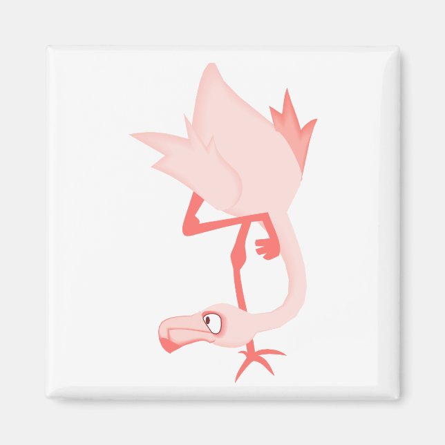 Franky Flamingo Magnet (Front)
