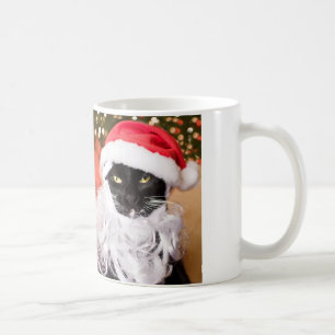 Franny Claus Sad Santa Kitty Coffee Mug