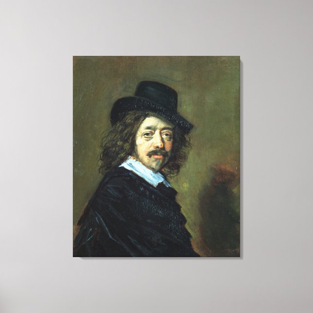 Frans Hals Self-portrait Canvas Print (Front)