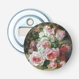 Frans Verhas Vintage Bouquet of Roses       Bottle Opener