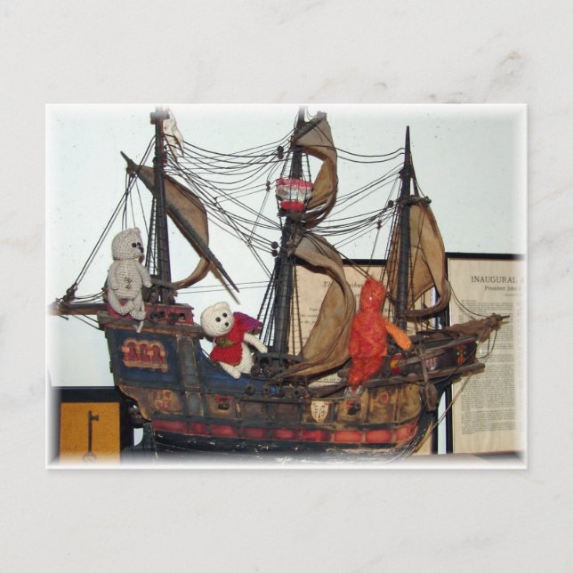 Franscious and Lennart Ship Postcard (Front)