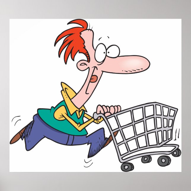 Frantic Shopper Poster (Front)