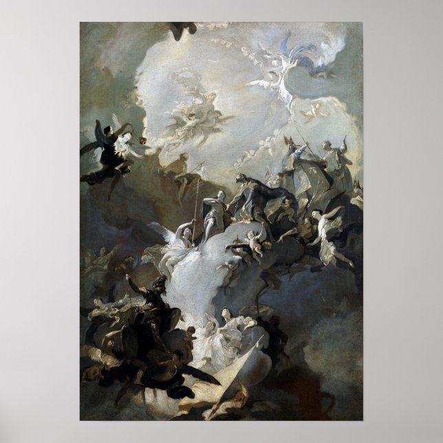 Franz Anton Maulbertsch The Glorification Poster (Front)