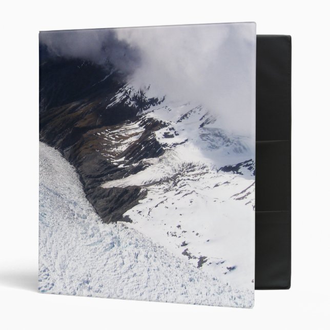 Franz Josef Glacier Aerial View, New Zealand Binder (Front/Inside)