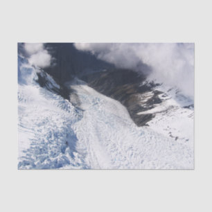 Franz Josef Glacier Aerial View, New Zealand Tissue Paper