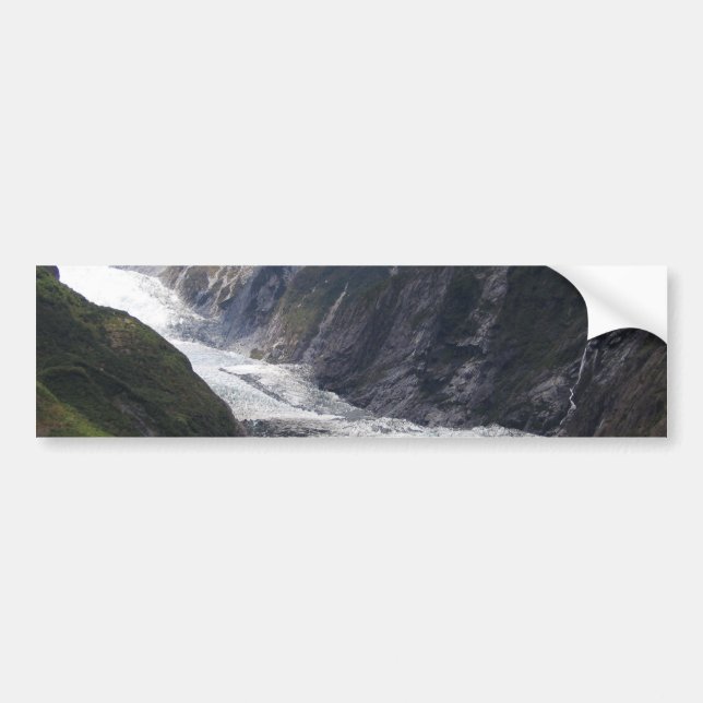 Franz Josef Glacier, New Zealand Bumper Sticker (Front)