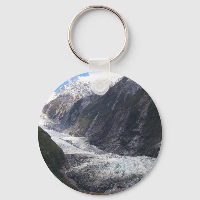 Franz Josef Glacier, New Zealand Keychain (Front)