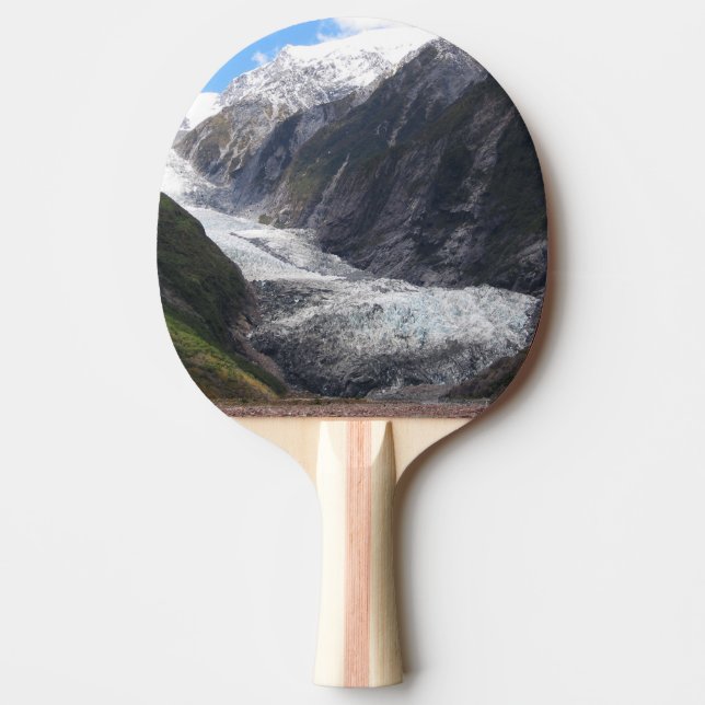 Franz Josef Glacier, New Zealand Ping Pong Paddle (Front)