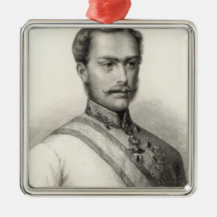 Franz Joseph I, Emperor of Austria 2 Metal Ornament
