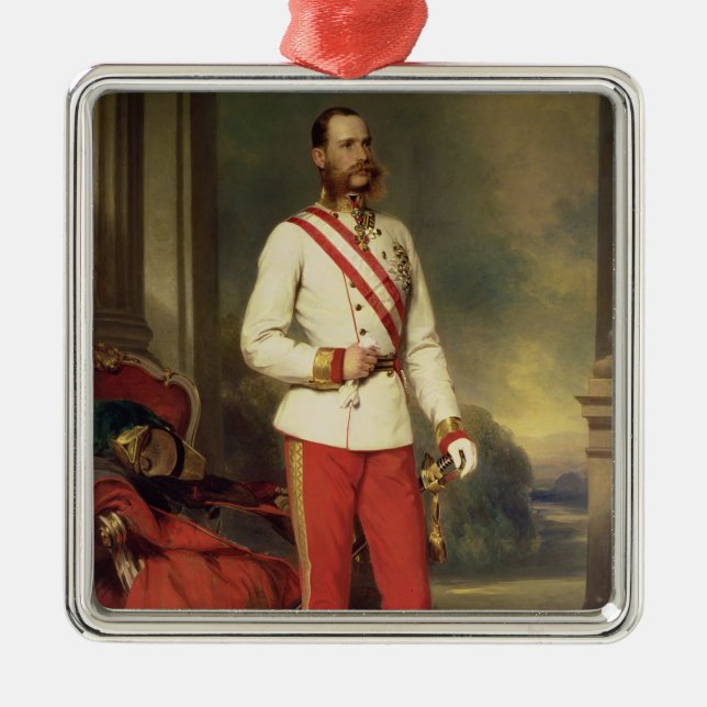 Franz Joseph I, Emperor of Austria Metal Ornament (Front)