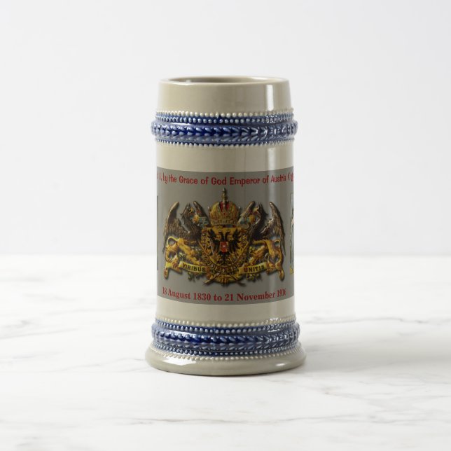 Franz Joseph I of Austria Hungary Beer Stein (Center)
