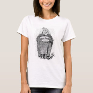 Franz Liszt (1811-86) as abbot, caricature from 'B T-Shirt