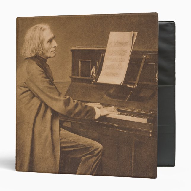 Franz Liszt  at the Piano Binder (Front/Inside)