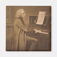 Franz Liszt at the Piano
