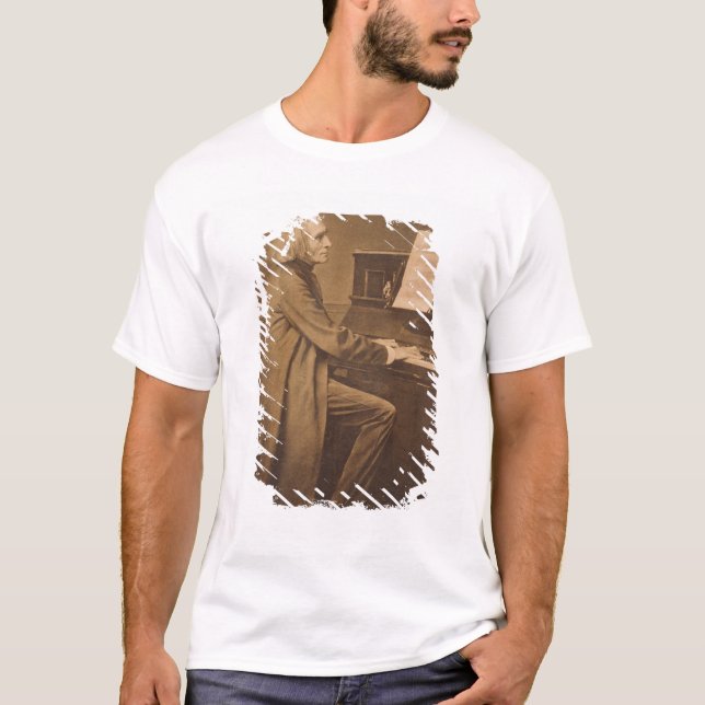 Franz Liszt  at the Piano T-Shirt (Front)