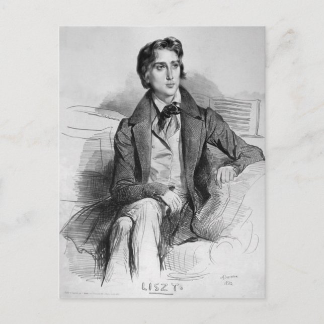 Franz Liszt Postcard (Front)