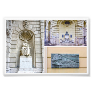 Franz Liszt Sculptures Collage Photo Print