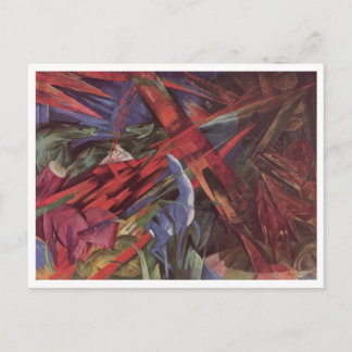Franz Marc - Animal Fates 1913 Canvas Death After Postcard