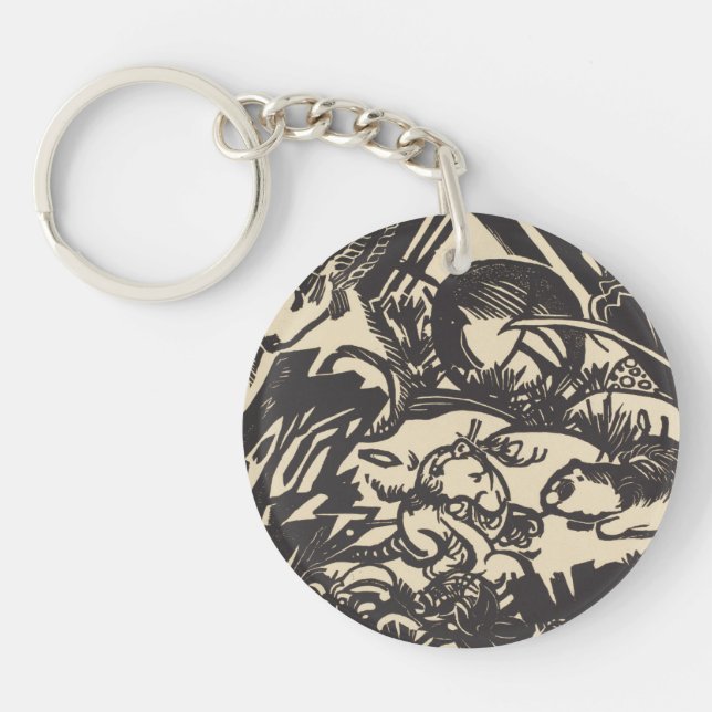 Franz Marc | Animal Legend Tierlegende Keychain (Front)