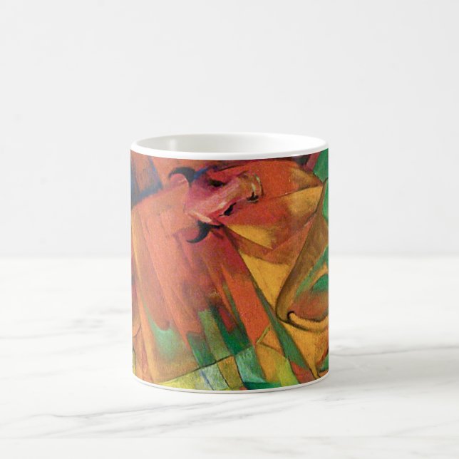 Franz Marc Animals in a Landscape Abstract Coffee Mug (Center)