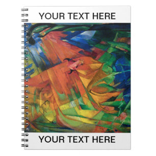 Franz Marc Animals in a Landscape Personalized Notebook
