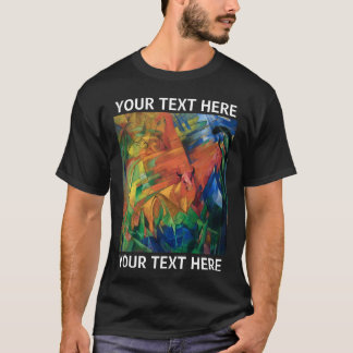 Franz Marc Animaux dans un paysage T-shirt noir
