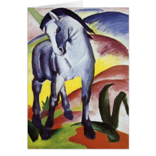 Franz Marc- Blue Horse I