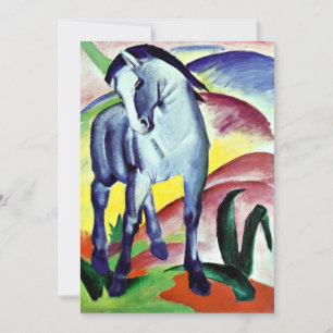Franz Marc - Blue Horse I Card