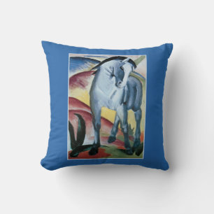 Franz Marc Blue Horses Throw Pillow