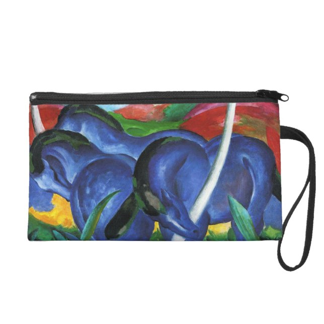 Franz Marc Blue Horses Wristlet (Front)