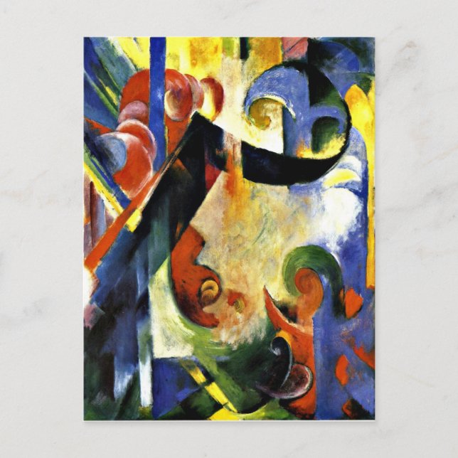 Franz Marc - Broken Forms Postcard (Front)