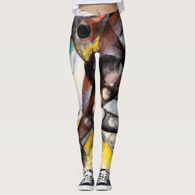 Franz Marc Caliban  Famous Painting Women's Leggings (Front)