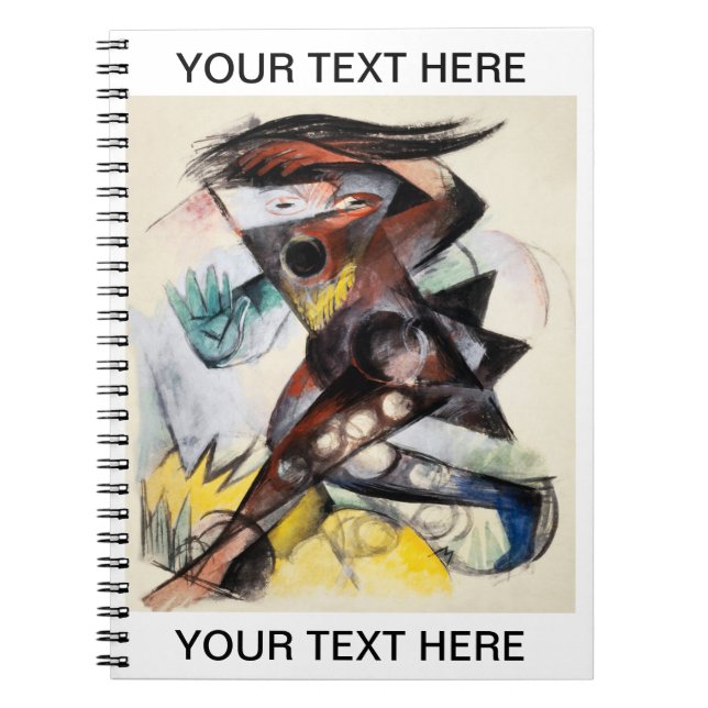 Franz Marc Caliban Personalized Photo Notebook (Front)