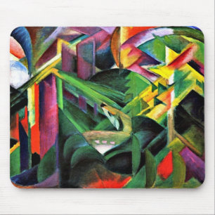 Franz Marc - Deer in a Monastery Garden Mouse Pad