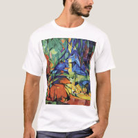 Franz Marc - Deer in the forest (II)