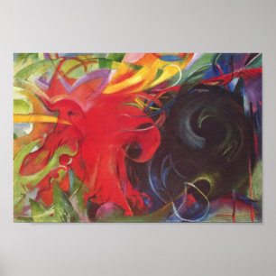 Franz Marc - Fighting forms Poster