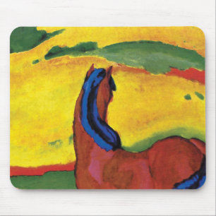 Franz Marc - Horse In A Landscape Painting Mouse Pad