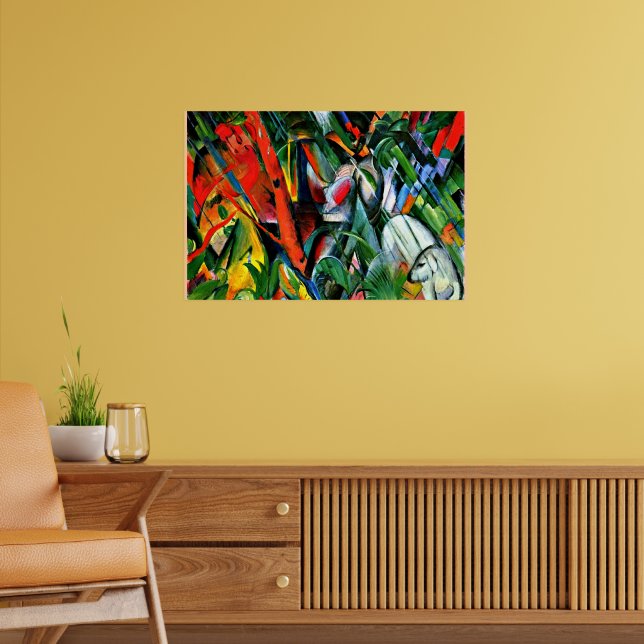 Franz Marc - In the Rain - 1912 Poster (Living Room 2)