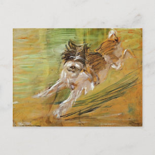 Franz Marc: Jumping Dog Schlick Postcard