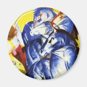 Franz Marc La Tour des Chevaux Bleus Magnet