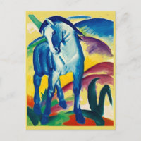 Franz Marc, Le Cheval Bleu, Carte Art Post