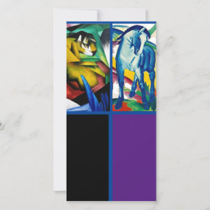 Franz Marc, Le Cheval Bleu, Carte Signet Art