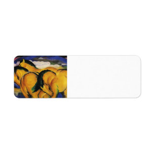 Franz Marc- Little Yellow Horses