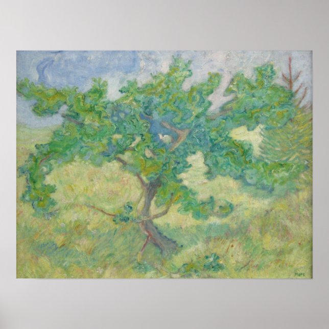 Franz Marc Oak tree Poster (Front)