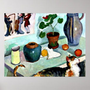 Franz Marc - Still Life with Cat Poster