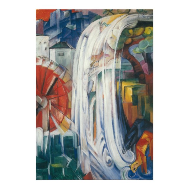 Franz Marc - The Bewitched Mill Photo Print (Front)